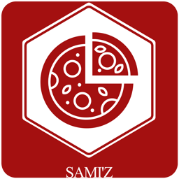 Sami'z Chicken And Pizza logo.